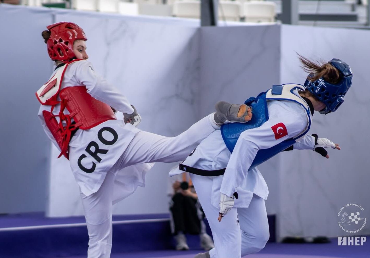 <p><em>Dora Meštrović na svom prvom Grand Prix nastupu u Rimu.</em></p>
